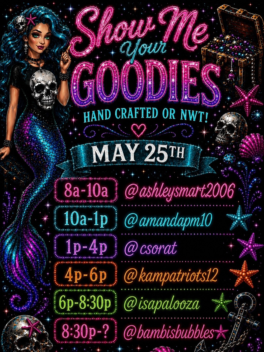 Show Me Your Goodies Live Share Show Train 🚂 NWT or Handcrafted Items